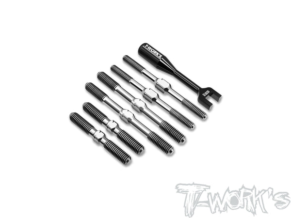 TB-300 64 Titanium Turnbuckle Set( For HB Racing D8 WS )