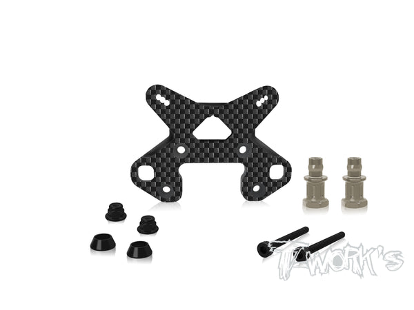 TO-247-B4.1 Graphite Front/Rear Shock Tower 5mm/4mm With short Standoffs (  For Team Associated RC8 B4.1)