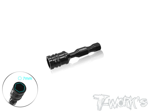 TT-087-7.0-S 7.0mm Nut Driver Attachment ( Short )