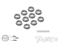 BB   Precision Ball Flange Bearing (10pcs.)-Multi size options