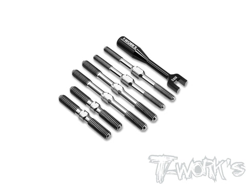 TB-300   64 Titanium Turnbuckle Set( For HB Racing D8 WS )