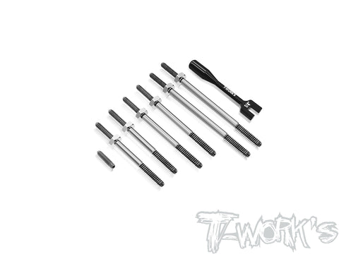 TB-313-C   Titanium Turnbuckle Set (For Team Associated 1989 IFMAR Ver. )