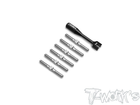 TB-340   64 Titanium Turnbuckle Set( For PR B10R )