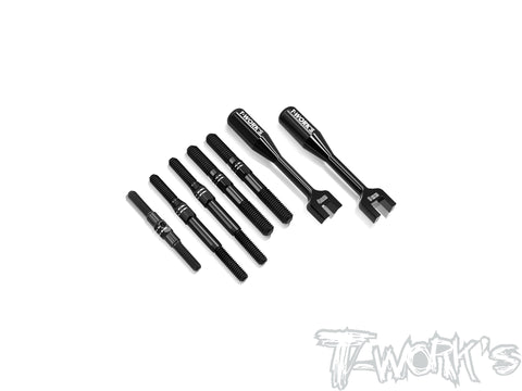 TBB-B4.1   64 Titanium Black Coating Turnbuckle Set(For Team Associated RC8 B4.1 )