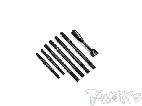 TBB-EB482.1   64 Titanium Black Coating Turnbuckle Set( For TEKNO EB48 2.1  )