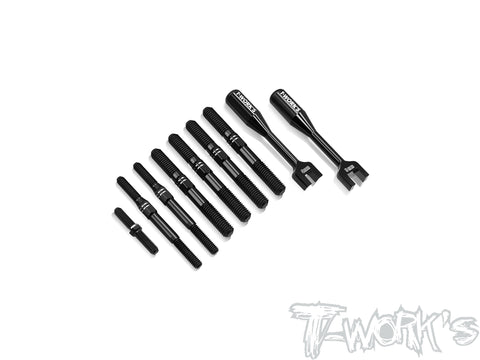 TBB-GTXE   64 Titanium Black Coating Turnbuckle Set( For Xray GTXE 2022/2023  )