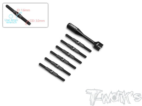 TBB-PRB10R   64 Titanium Turnbuckle Set( For PR B10R )