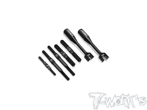 TBB-RC8B3.2   64 Titanium Black Coating Turnbuckle Set( For Team Associated RC8 B3.2)