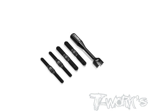 TBB-S35-4eEVO   64 Titanium Black Coating Turnbuckle Set( For SWORKZ S35-4e EVO )