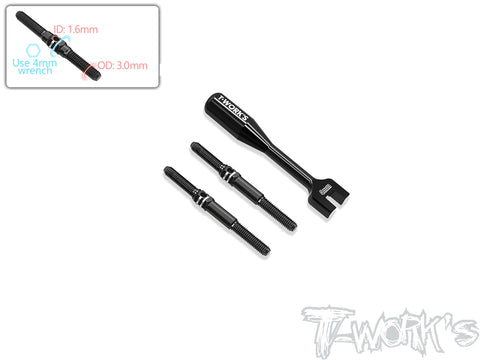 TBB-X12'25	64 Titanium Black Coating Turnbuckle Set ( For Xray X12'22 / X12'23 / X12'25)