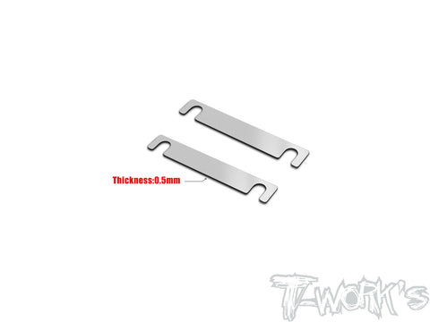 TE-264-MO2.0-0.5	Stainless Steel Arm Block Spacer 0.5mm ( For Yokomo MO2.0 ) 2pcs.