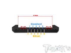 TE-B7-I     Graphite Multiple Setting Battery Holder ( For Team Associated RC10 B7 )