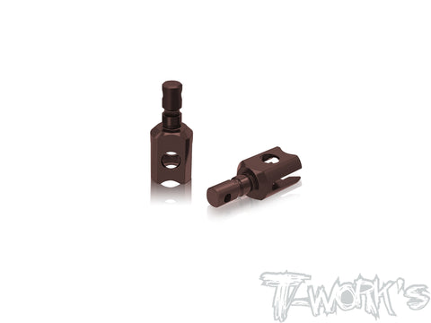 TO-196-RC8   Spring Steel Front & Center Diff. Joint 17mm ( For Team Associated RC8 B3.1/B3.2/T3.2/T3.2E ) 2pcs.