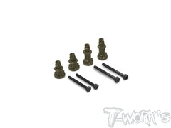 TO-240-S35-4   Hard Coated 7075-T6 Alum.  Front / Rear Shock Standoffs ( For SWORKZ S35-4 )