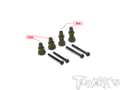 TO-240-S35-4   Hard Coated 7075-T6 Alum.  Front / Rear Shock Standoffs ( For SWORKZ S35-4 )