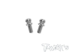 TP-132A 64 Titanium Mugen MTC2/MTC2R Ballstud  5x4mm/6mm/8mm/10mm ( 2pcs.)