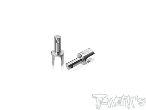 TP-180-MS1.0  64 Titanium Gear Diff. BB Driveshaft Adapters (  For Yokomo MS 1.0 & AXON TC10/3  )