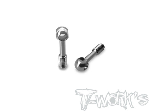 TP-205-D   64 Titanium Adjustable Body Shell Front End Downtravel Screw V2 ( M3 x 17mm) 2pcs. ( Xray, Xpress )