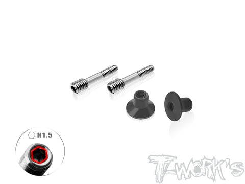 TB-277 64 Titanium Turnbuckle Set ( For TEKNO EB48 2.1 ) – T 