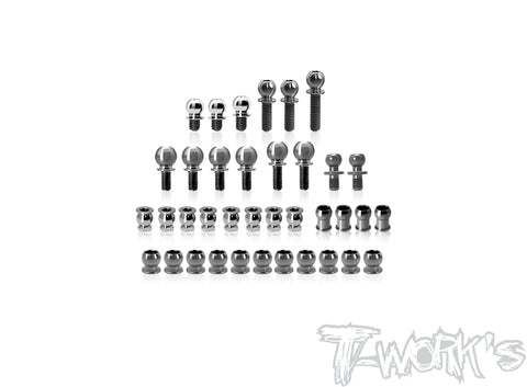 TP-210   64 Titanium Ball End set ( For Xray X4'25 )37pcs.