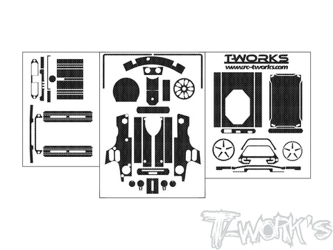 TS-065  Shiny Graphite Sticker ( For Flysky NB4 Pro /  NB4 Pro+ )