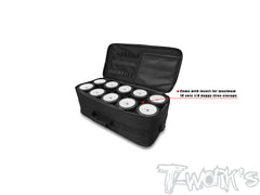 TT-110-GB     T-Work's 1/8 Buggy Tire Carry Bag ( Can store 10 set )