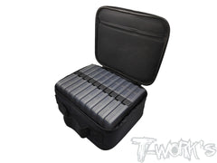 TT-119-B   T-Work's Multi-function Bag with 10 of 15 Case Hardware Storage Boxes