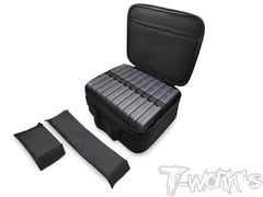 TT-119-B   T-Work's Multi-function Bag with 10 of 15 Case Hardware Storage Boxes