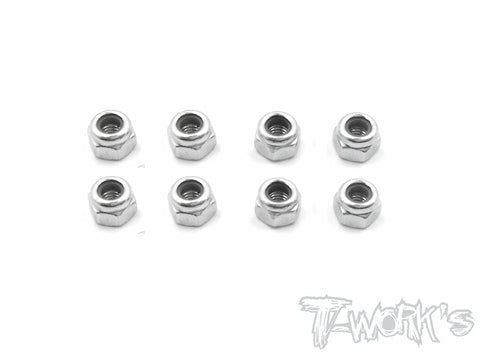 NSS-3LN Nickel Plated M3 Lock Nuts ( 8pcs. )