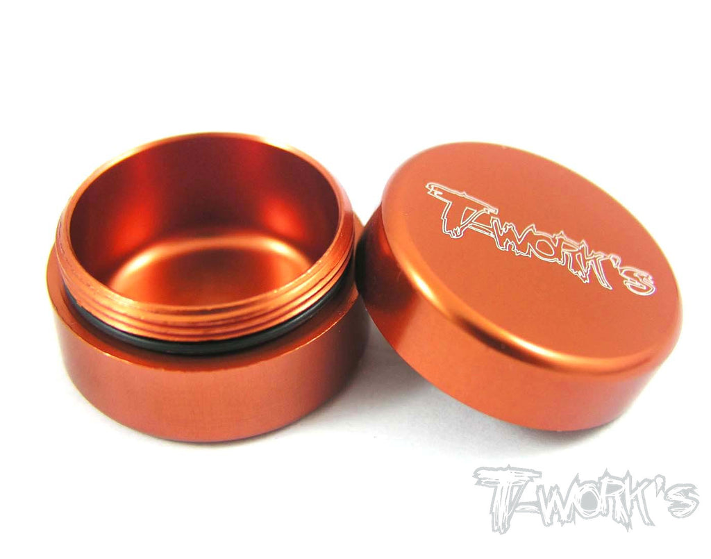 T-Work's TWKTA-034O - Aluminum Grease Holder (Small Orange