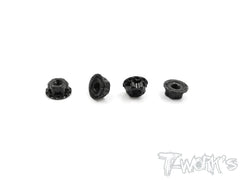 TA-083 Lightweight 7075-T6 Alum Serrated M4 Wheel Nuts 4 pcs