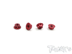 TA-083 Lightweight 7075-T6 Alum Serrated M4 Wheel Nuts 4 pcs