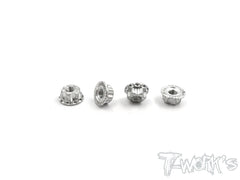 TA-083 Lightweight 7075-T6 Alum Serrated M4 Wheel Nuts 4 pcs