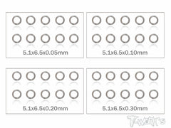 TA-095-5 5mm Shim Washer Set ( 0.05,0.1,0.2,0.3mm each 10pcs. )