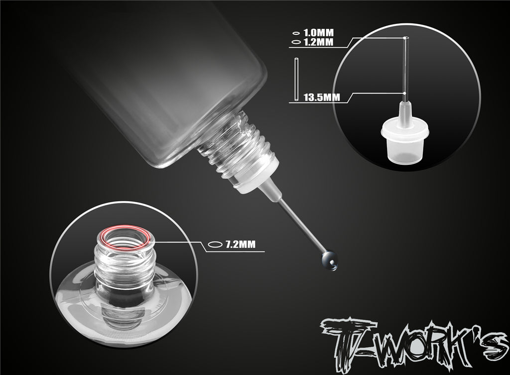 TA-106 Needle Head Oil Bottle 20cc. 4pcs. – T-Work's Products