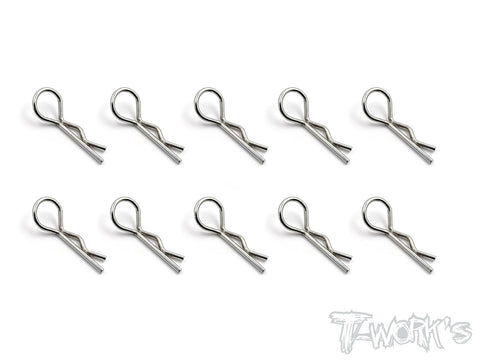 TA-121M Bent Body Clips M  10pcs.