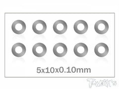 TA-124      5 x 10 Stainless Steel Shim Washer  ( 0.1, 0.2, 0.3mm )