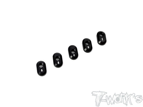 TA-143 Adjustable 7075-T6 Alum. Servo Horn With Thread Spacer Set