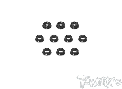 TA-149-BK	 Aluminum 3mm Bore Conical Washer ( Black ) 10pcs.