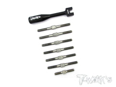 TB-073 Titanium Turnbuckle Set  For HPI Pro5