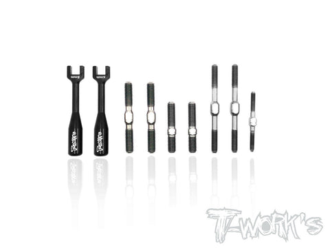 TB-097  64 Titanium Turnbuckle Set  For Kyosho MP9 TKI4,GT3,MP9e EVO