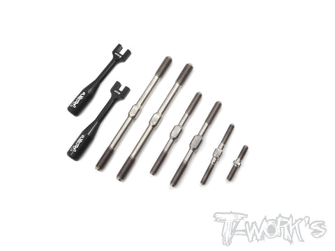 TB-143 64 Titanium Turnbuckle Set ( For Xray GTX 2017 )