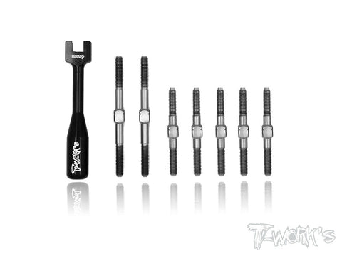 TB-146 64 Titanium Turnbuckle Set ( For VBC FF17 )