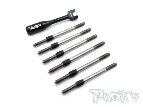 TB-147H Hybrid Titanium Turnbuckle Set ( For Yokomo YZ-2 DTM )