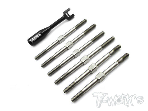 TB-147 64 Titanium Turnbuckle Set ( For Yokomo YZ-2 DTM )