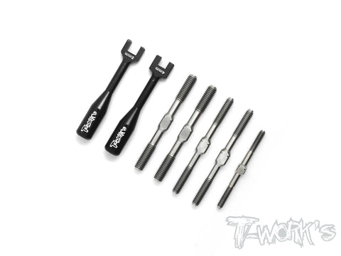 TB-148 64 Titanium Turnbuckle Set ( Xray XB8E 2017 )