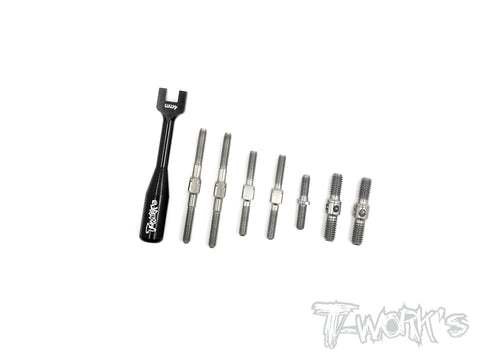 TB-149 64 Titanium Turnbuckle Set ( For Mugen MTC1 )