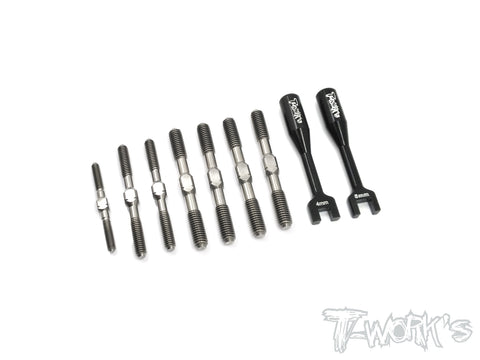 TB-152 64 Titanium Turnbuckle Set ( For JQ Racing The Black Edition  )