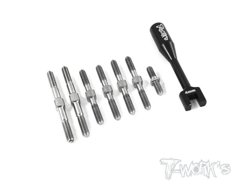 TB-159 64 Titanium Turnbuckle Set ( For Yokomo BD8 2018 )