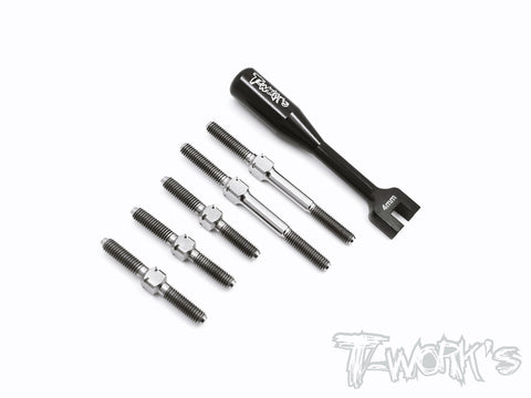 TB-166	64 Titanium Turnbuckle Set ( For Xray NT1 2018/NT1 2023 )